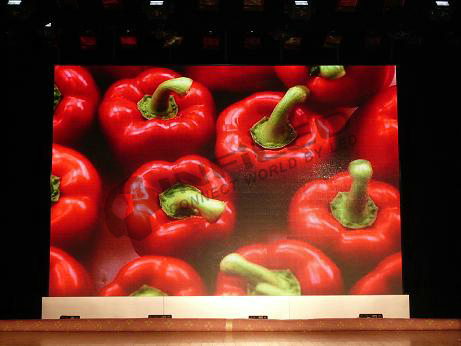 視爵光旭為山西躍進煤礦安裝室內(nèi)LED全彩顯示屏